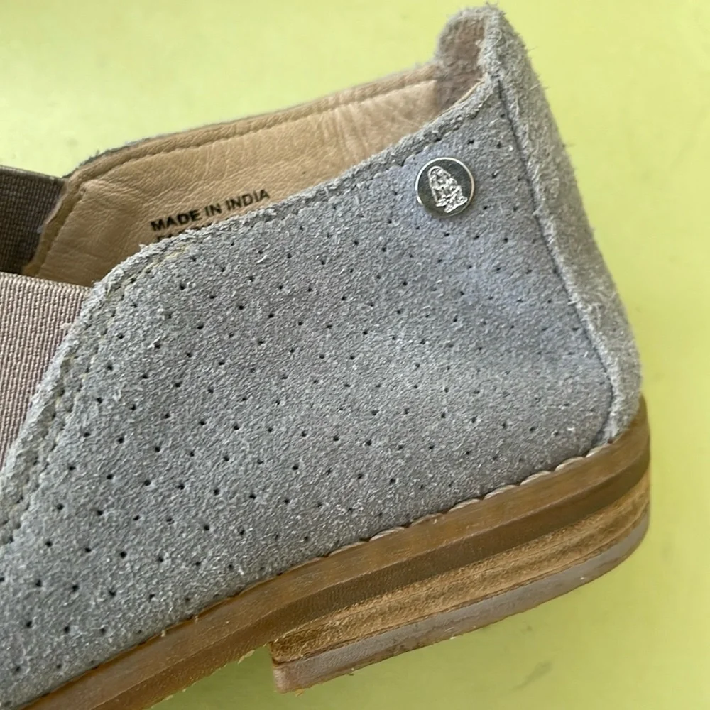 Hush Puppies Gray Suede Loafers - Picture 3 of 11